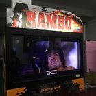 máquinas de fichas de la diversión 2P, máquinas de videojuego comerciales de Rambo