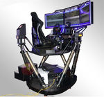 La simulación del parque monta Vr que compite con el simulador, coche Motionvr que conduce el simulador