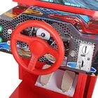 La máquina justa de la arcada de los niños del coche de competición del simulador supera 1 tipo del gabinete del metal del jugador