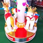 Caballo del carrusel de la niñez feliz de la máquina de la arcada de 3 de los jugadores niños del carrusel mini