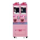 Máquina rosada de la grúa del juguete, máquina de cogida de la casa llena juguete de lujo romántico del boutique del mini