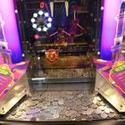 6 jugadores sueñan el metal + el acrílico del empujador de la moneda de la máquina de juego de pinball del castillo + material plástico
