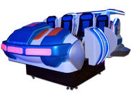 La familia fresca 6 asienta el parque temático Flight Simulator de la máquina de juego de la nave espacial 9D VR para los adultos