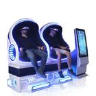 La simulación atractiva de la silla de la forma VR del huevo del cine de 9D VR monta solo/el doble/asientos triples