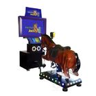 Máquina de juego eléctrica de fichas de arcada de 2 jugadores/equipo Gogo electrónico del montar a caballo del jinete