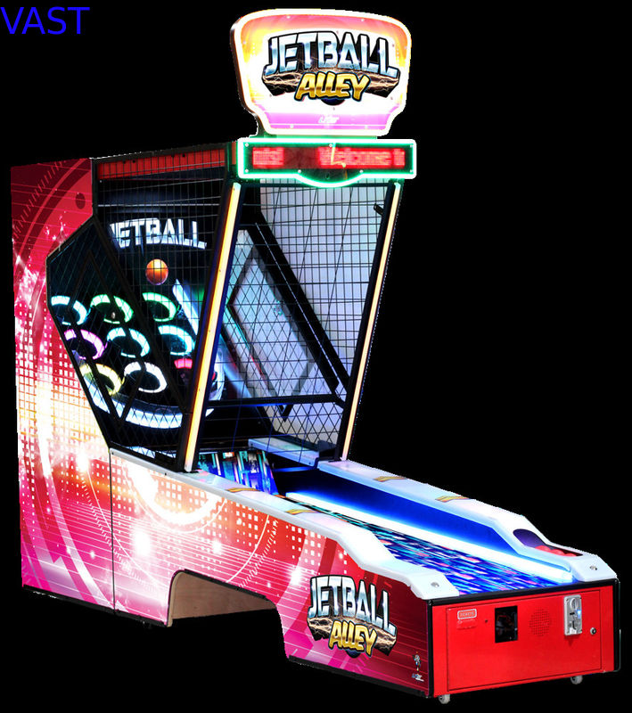 Máquina de juego del callejón de la fibra de vidrio JETBALL del metal para el centro comercial