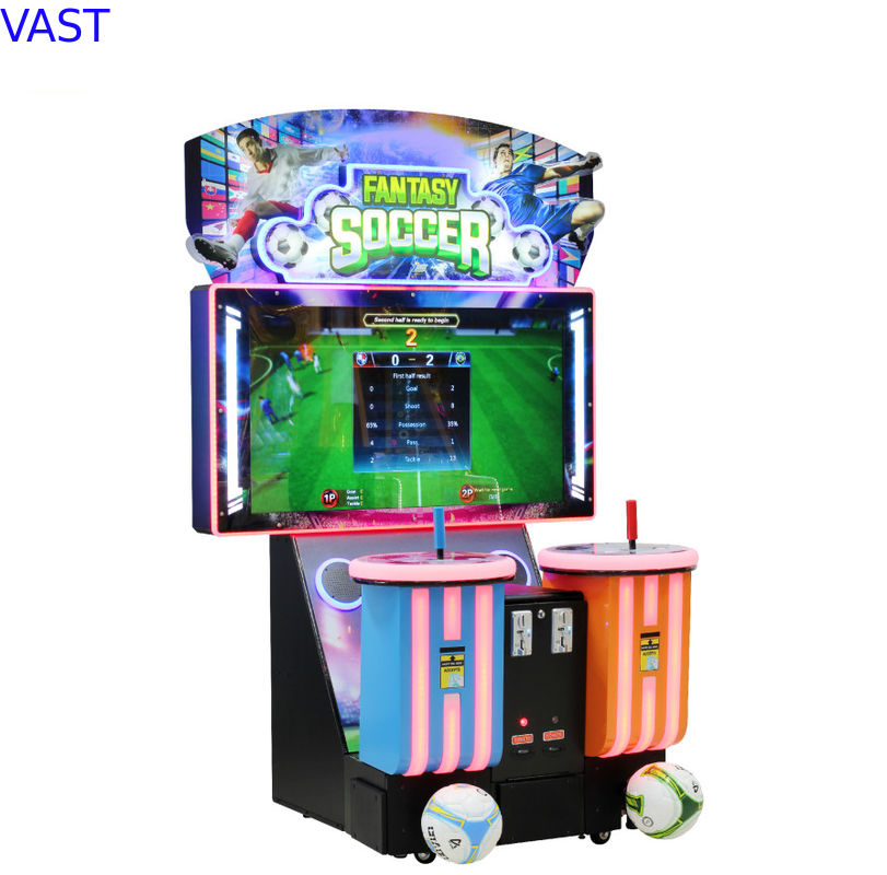 Parque temático que monta 2P Arcade Football Game Machine
