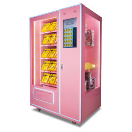 Máquina expendedora automática del refresco, 24 horas de máquina expendedora comercial dulce rosada