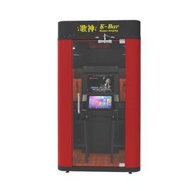 Máquina de fichas moderada de la música del vidrio + del hardware/máquina del Karaoke de la máquina tocadiscos