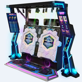 Máquina de fichas de la música del cubo video de la danza de la arcada para 1-2 jugadores