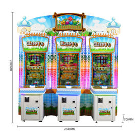 La arcada del rescate de 3 jugadores trabaja a máquina la máquina de videojuego feliz del dispensador de la lotería del boleto de la moneda de las frutas de la dificultad ajustable