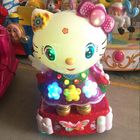La diversión de las máquinas/de los niños del paseo del Kiddie de la forma del gato del Hello Kitty monta